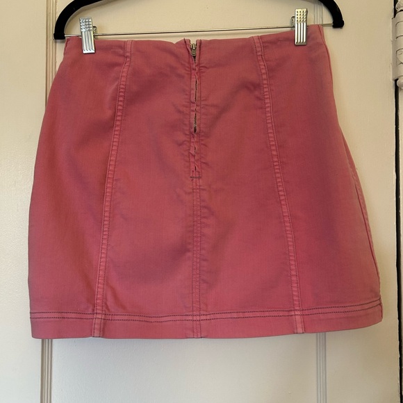 Free People Pink Mini Skirt - Picture 2 of 3